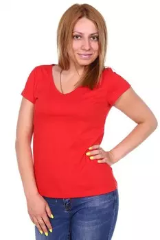 Футболка трикотажная Илария (красная)