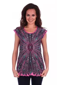 Футболка трикотажная Изольда (розовая) рр