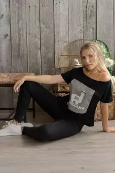 Футболка трикотажная Эльнара (лама)