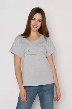 Футболка трикотажная Энила (серая)