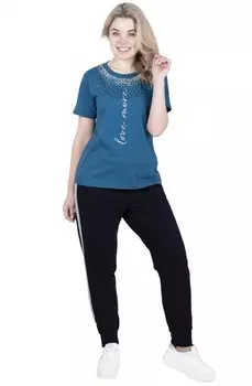 Футболка трикотажная Юта (морская волна)