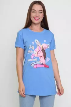 Футболка трикотажная Кайла (голубая) рр