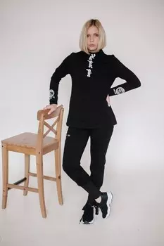 Футболка трикотажная Кайлани (черная)