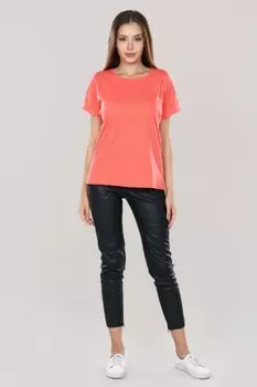 Футболка трикотажная Камилла (коралловая)