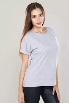 Футболка трикотажная Камилла (серая) рр