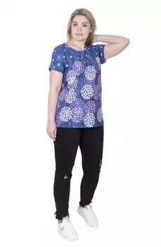 Футболка трикотажная Карен (сирень)