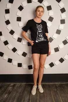 Футболка трикотажная Кэт рр