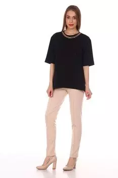 Футболка трикотажная Кейтлин (черная) рр