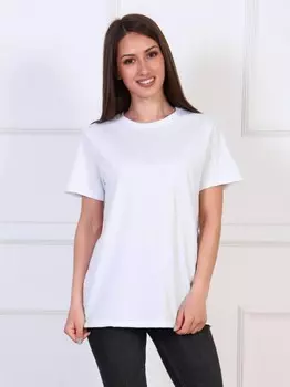 Футболка трикотажная Классика (белая)