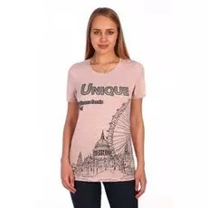 Футболка трикотажная Колесо (розовая)