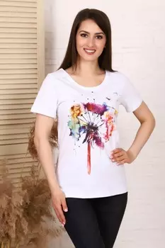 Футболка трикотажная Криста (белая)