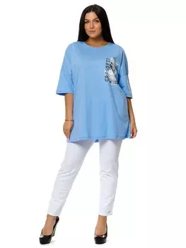 Футболка трикотажная Кроссфит (голубая) рр