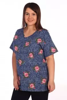 Футболка трикотажная Леди (розы)