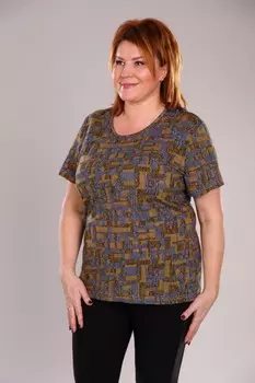 Футболка трикотажная Лили (хаки)