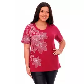 Футболка трикотажная Лирика (лиловая) рр