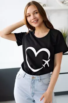 Футболка трикотажная Лола (самолетик) рр