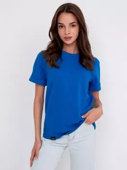 Футболка трикотажная Малуня (синяя)