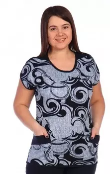 Футболка трикотажная Манди (голубая) от