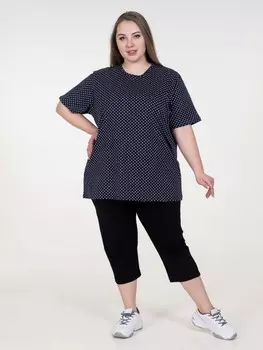 Футболка трикотажная Марсель (черная)