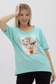 Футболка трикотажная Мартиника (ментоловая)