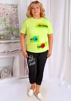 Футболка трикотажная Милора (салатовая)