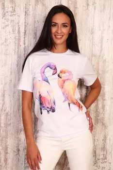 Футболка трикотажная Мирари (молочная)