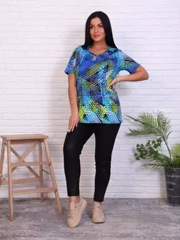 Футболка трикотажная Мириам (полосы)