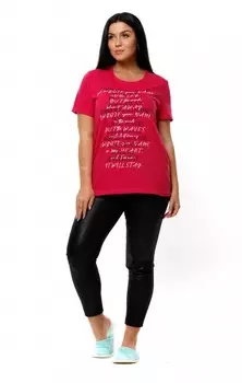 Футболка трикотажная Мода (малиновая) рр
