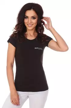 Футболка трикотажная Молли (черная)