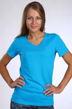 Футболка трикотажная Мона (голубая) от