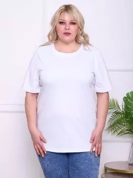 Футболка трикотажная Моно (белая) от