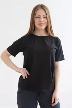 Футболка трикотажная Монтана (черная)