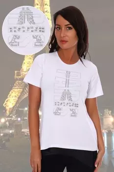 Футболка трикотажная Нелда (белая) рр