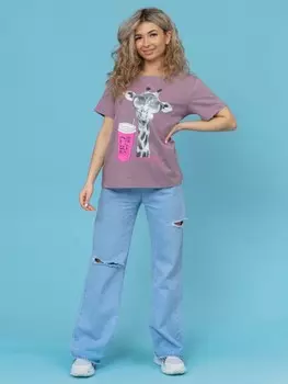 Футболка трикотажная Номина (кофейная) рр