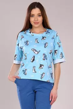 Футболка трикотажная Пингвины