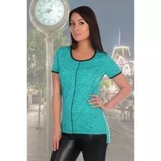 Футболка трикотажная Почерк (ментоловая)