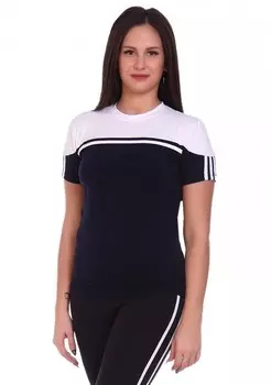 Футболка трикотажная Полетта (темно-синяя)