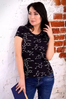 Футболка трикотажная Правило (черная) рр