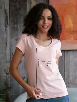 Футболка трикотажная Ригоберта (персиковая)