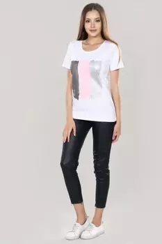 Футболка трикотажная Рики (белая) рр