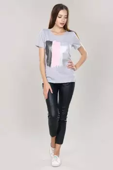 Футболка трикотажная Рики (серая)