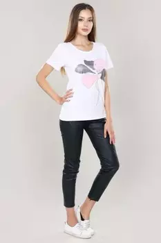 Футболка трикотажная Роби (белая) рр