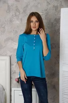 Футболка трикотажная Рокси (бирюзовая) рр