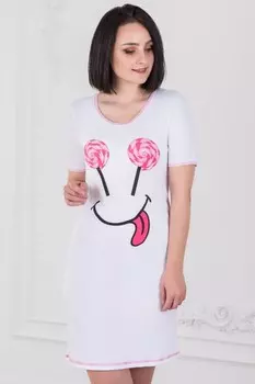 Футболка трикотажная Сарбона (белая)