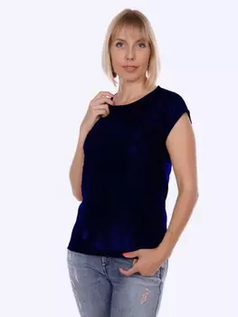 Футболка трикотажная Сиела (темно-синяя)