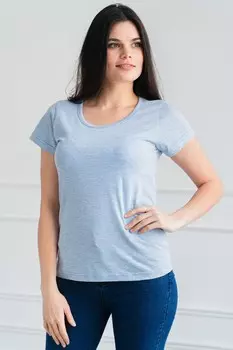 Футболка трикотажная Симона (голубая)