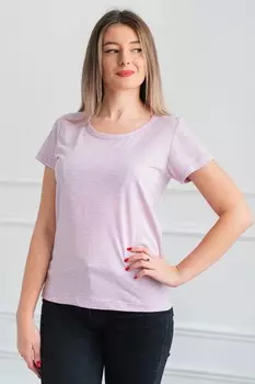 Футболка трикотажная Симона (сиреневая)