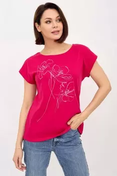 Футболка трикотажная Таисия (розовая)