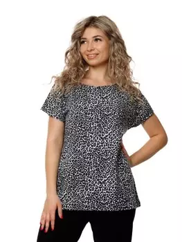 Футболка трикотажная Тейя (леопардовая) рр