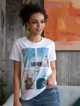 Футболка трикотажная Ульма (белая)